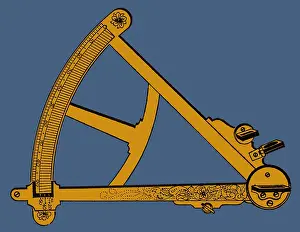 Instrument Prints: Sextant, Navigational Instrument