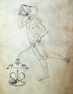 Middles Prints: Sienese Invention for Breathing Underwater