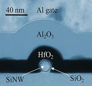 Crystalline Prints: Silicon Nanowire, TEM