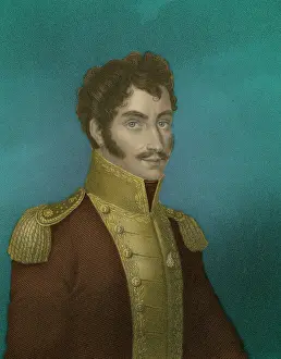 Revolutionary Prints: Simon Bolivar, Venezuelan Political Leader