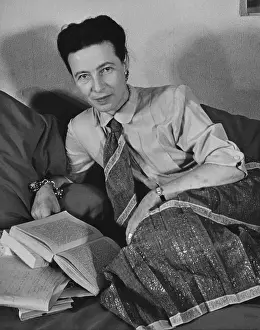 Theorist Prints: Simone de Beauvoir