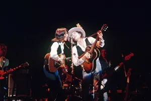 Singer Bob Dylan and Folk singer Joan Baez
