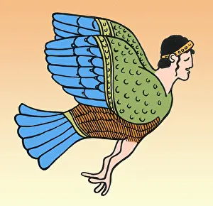 Imaginary Prints: Siren, Mythological Creature
