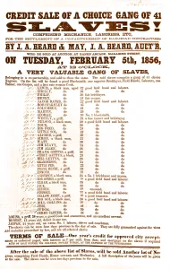 Best Sellers Part II Prints: Slave Market Auction, 1856