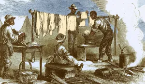 Slave Prints: Slaves in Union Camp