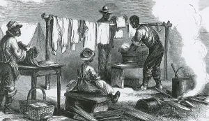 Slave Prints: Slaves in Union Camp