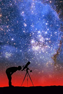 Silhouette Prints: Small Magellanic Cloud