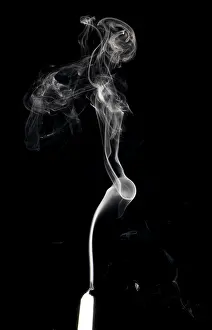 Chaos Prints: Smoke from a Candle