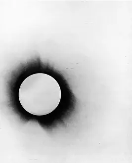Newtonian Prints: Solar Eclipse, 1919, Negative Image