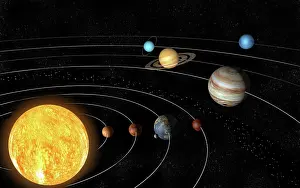 Science Source Collection Prints: Solar System, Illustration