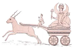 Hinduism Prints: Soma, Hindu God of the Moon