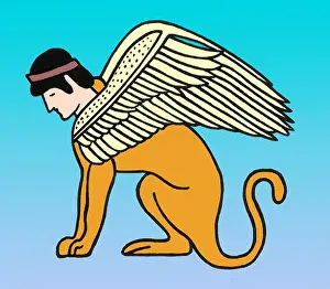 Folklore Prints: Sphinx, Legendary Creature