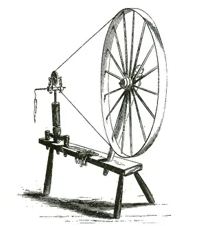 Wheel Prints: Spinning Wheel