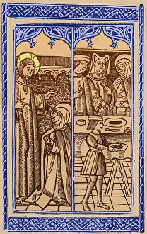 More Science & Medical Prints: St. Catherine, Italian Philosopher and Theologian