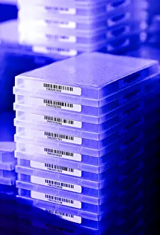 Research Prints: Stacks of Microtiter Plates