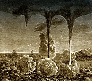 Strong Prints: Stages of a Waterspout, 1880