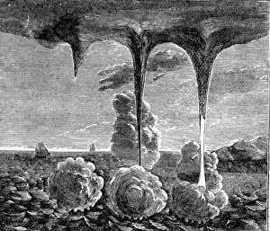 Strong Prints: Stages of A Waterspout, 1880