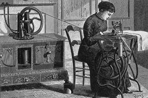 Steam Prints: Steam Powered Sewing Machine