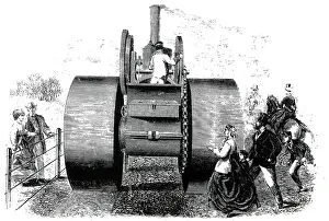 Notable Prints: Steamroller, 1866