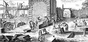 Engineering Prints: Stonemasonry, 18th Century