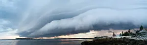 System Prints: Storm Front at Sunset