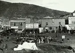 Rush Prints: Front Street of Dawson City