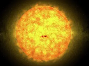 Astronomy Prints: The sun, artwork