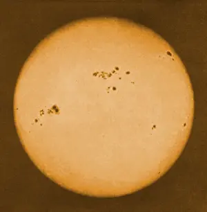 Lewis Prints: Sun Photographed by Lewis M. Rutherfurd, 1870