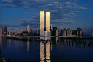 Reflecting Prints: Sunlight on the World Trade Center, Twin Towers, In 1982, New York City