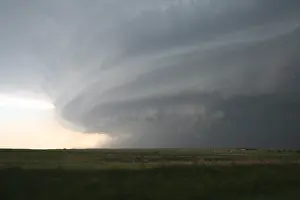 Strong Prints: Supercell Thunderstorm
