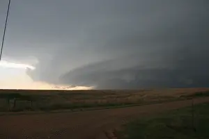 More Science & Medical Prints: Supercell Thunderstorm