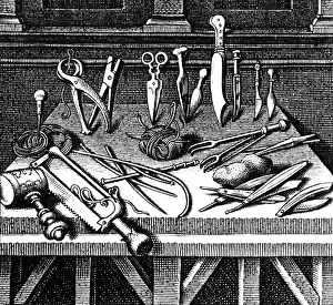 Tool Prints: Surgical Equipment, 16th Century