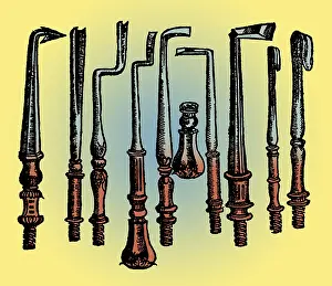 Instrument Prints: Surgical Instruments, 16th Century