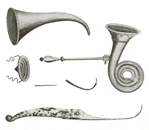 Etching Prints: Surgical Instruments, 18th Century