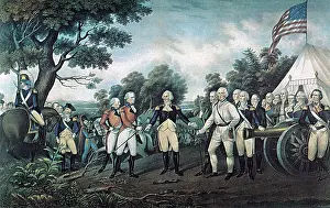 Patriot Prints: Surrender of General Burgoyne, 1777