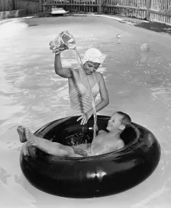 Pool Prints: Swimming Pool Scene