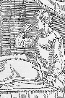 Operating Prints: One of Tagliacozzi's Rhinoplasty Methods, 4 of 6