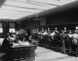 1890s Prints: Telephone Exchange, 1896