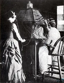 Communicating Prints: Telephone Operators, 1884
