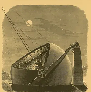 Science Prints: Telescope designed by Daniel C. Chapman