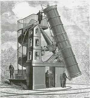Observatory Prints: Telescope at the Paris Obervatory
