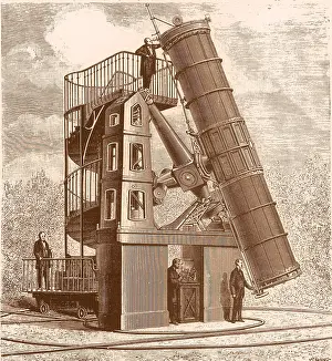 More Science & Medical Prints: Telescope at the Paris Obervatory