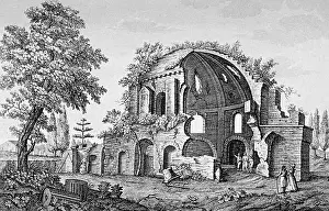 Poetry Prints: Tempio di Minerva Medica in Roma, 18th Century