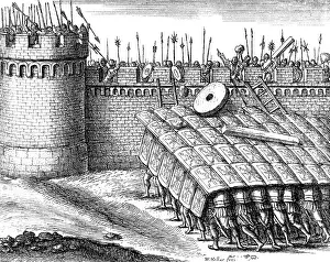 Wall Prints: Testudo, Ancient Roman Warfare