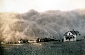 Damage Prints: Texas Dust Storm, 1935