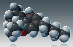 Atomic Prints: THC Molecular Model