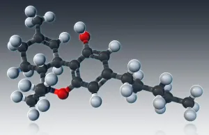 Atomic Prints: THC Molecular Model