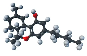 Atomic Prints: THC Molecular Model