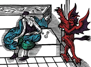 Demon Prints: 'The Devil Hates Hygiene', Public Bathroom, 1590s