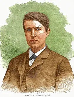 Science Prints: Thomas Edison, American Inventor